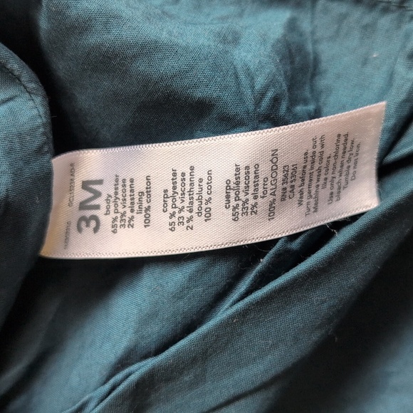 carter's teal dress with gold hearts & matching diaper cover 3 months baby girl - Picture 4 of 8